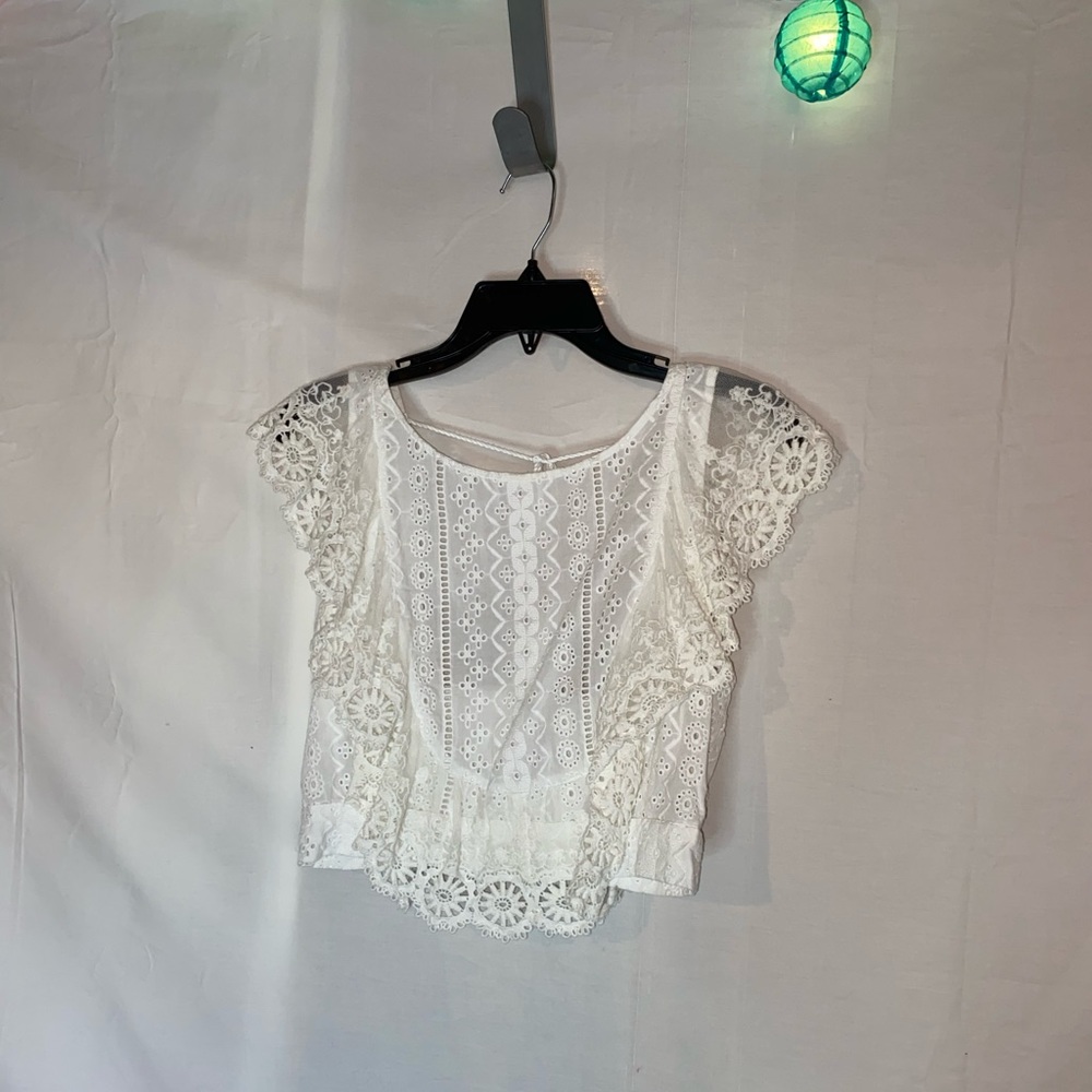 Free People cropped Blouse